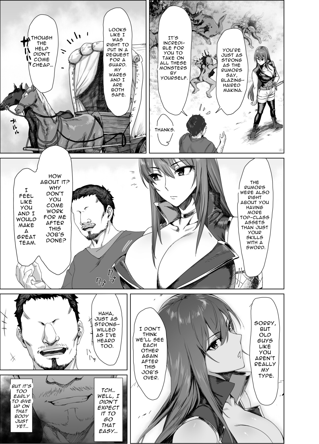 Hentai Manga Comic-Fallen -Makina, The Blazing Hair- Sidestory-Read-4